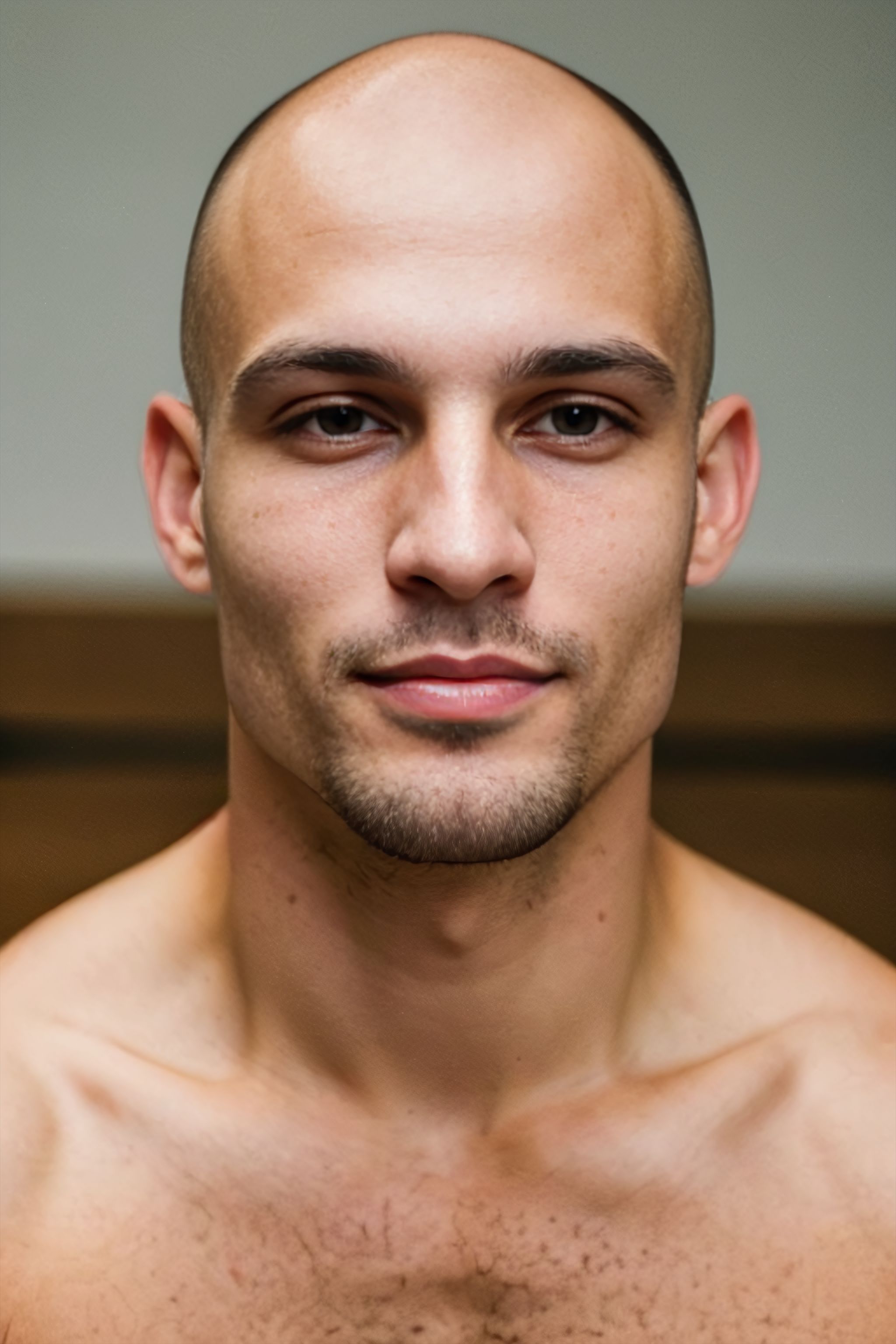 Portrait generated with Stable Diffusion.